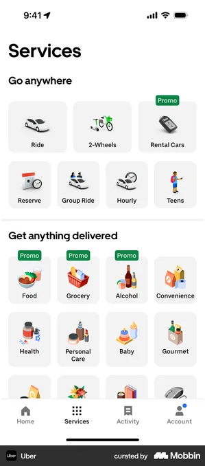 Uber services